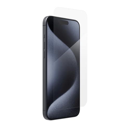 Image of ZAGG InvisibleShield Glass Elite Tempered Glass Screen Protector for iPhone 15 Pro Max [6.7-Inch], Case-Friendly, Smudge & Scratch-Resistant, Shockproof, Easy Application (Transparent)