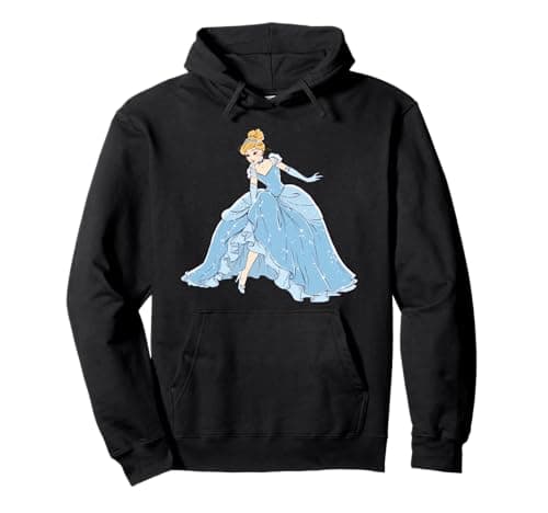 Image of Disney Cinderella Sparkling Princess Pullover Hoodie