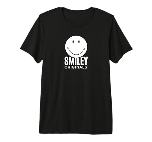 Image of Official Smiley Originals Happy Face Logo Smile Premium T-Shirt