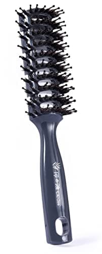 Image of PERFEHAIR Boar Bristle Vent Hair Brush for Men & Women, Vented Hairbrush with Boar & Ball Tipped Nylon Bristles for Short Curly Straight Hair Blow Drying Styling Quickly, Static Free & Heat Resistant