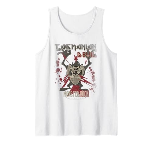 Image of Looney Tunes Tasmanian Devil Monster Rock Tank Top
