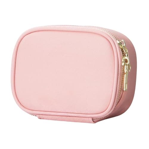 Image of Makeup Bag with Mirror, 3 Adjustable Brightness, 1-Piece, Cosmetic Organizer, Makeup Bag with Light Up Mirror, Water-Resistant Material, for Women Teen Travel and Parties