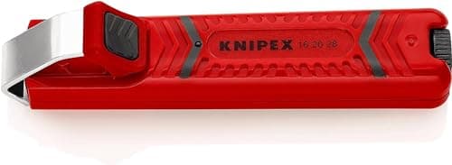 Image of KNIPEX Stripping Tool with Scalpel Blade in Blister Shock-Resistant Plastic Body 130 mm, 16 20 28 SB