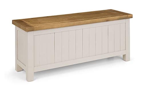 Image of Julian Bowen Aspen Storage Bench - Grey Wash Benches