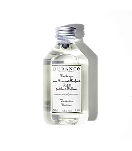 Image of Durance Verbena Reed Diffuser Refill 250ml - Aromatherapy Scented Oil For Reed Diffusers - Fresh & Long Lasting Fragrance
