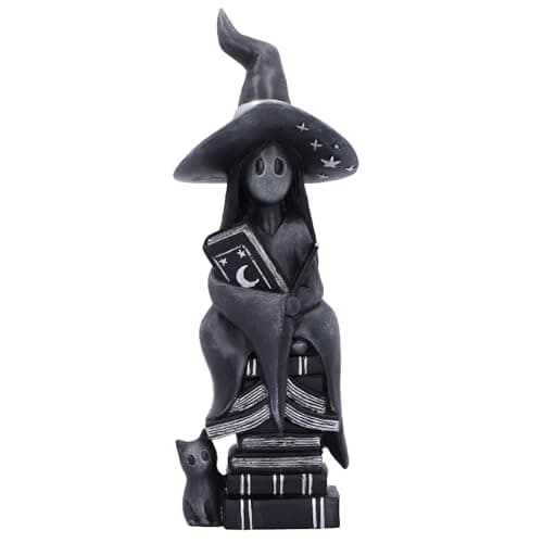Image of Nemesis Now Little Souls Collection Witchy Decor – Witch Figurine for Mystical Home Décor – Cast in The Finest Resin, Expertly Hand-Painted – Shine