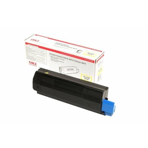 Image of OKI - laser toner cartridge - C5250 - C5450 - C5510 high capacity - 1 x yellow - 5000 pages