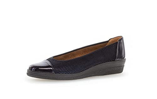 Image of Gabor Women Court Shoes, Ladies Wedges,Wedge Heel,Classic,Elegant,Comfortable,Business Shoe,Office,Blue (Ocean),40 EU / 6.5 UK