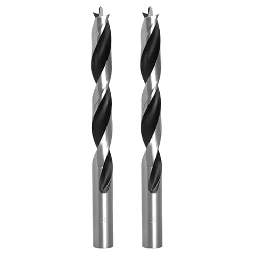 Image of Brad Point Wood Drill Bits for Woodworking, 11mm (7/16") Brad Point Drill, Carbon Steel Metric Brad Point Drill Bits with Double Flutes Design for Soft & Hard Woods MDF Acrylic, 2 Pcs
