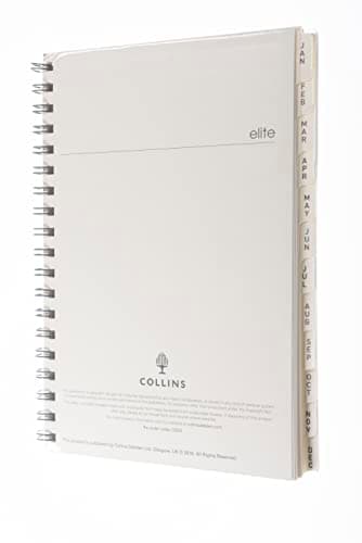 Image of Collins Debden Elite 2024 Diary Executive Week to View Planner - Diary Refill - Business Planner and Organiser - January to December 2024 Diary - Weekly - 1130R-24, White