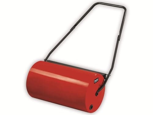 Image of Einhell Garden Roller For Lawns, 57cm Wide, Heavy Duty Coated Metal 46L Drum, Sand or Water Filled Grass Roller, Lawn Roller For Smooth, Bump Free Grass GC-GR 57