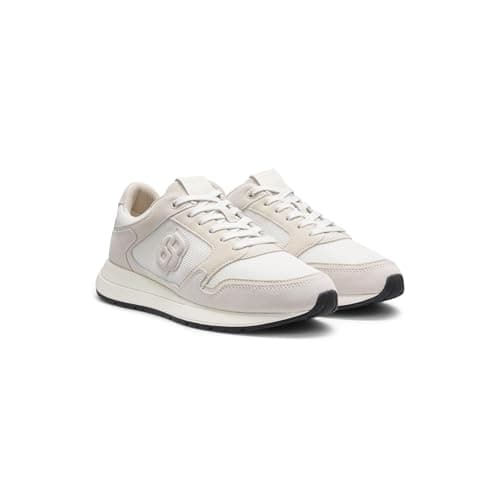 Image of BOSS Men's Vinston_Runn_sdmebb 10274847 0 Trainers, Open White, 7 UK