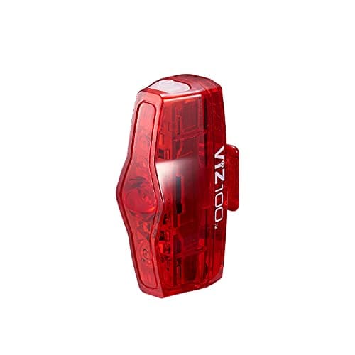 Image of CatEye VIZ 100 Rear Bike Light: Compact, 100 Lumens, USB Rechargeable for Urban Cycling Safety