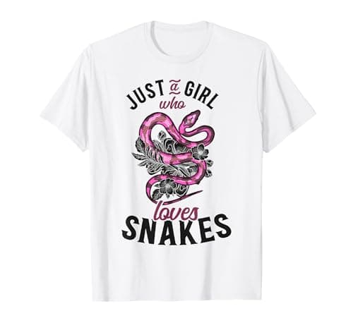 Image of Snake Serpent Just A Girl Who Loves Snakes T-Shirt