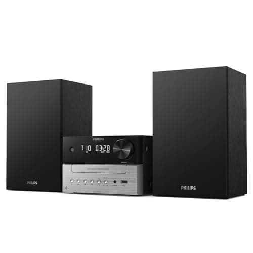 Image of Philips TAM3505M2/12 Mini Hi-Fi System with CD, FM/DAB/DAB+ Radio, Bluetooth & Remote Control – Black