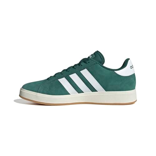 Image of adidas Men's Grand Court Base 00s Shoes, Collegiate Green/Cloud White/Gum, 12 UK