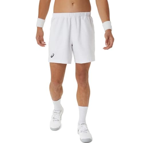 Image of ASICS 2041A260-100 Men Court 7IN Short Shorts Men's Brilliant White XL