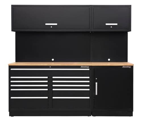 Image of Sealey APMSCOMBO4W Premier 2.3m Storage System - Oak Worktop