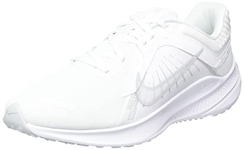 Image of NIKE Men's Quest 5 Sneaker, White Pure Platinum White, 9 UK