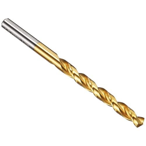 Image of PATIKIL 7.8mm Drill Bit, M42 8% Cobalt High-Speed Steel Jobber Straight Shank 135° Titanium Nitride (TiN) Coated for Hard Metal Stainless Steel - 1 Pack