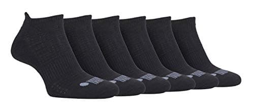 Image of Jeep - 6 Pairs Mens Cushioned Sport Ankle Socks | For Outdoor Activties including Running Tennis Gym Athletics (6-11, Black)