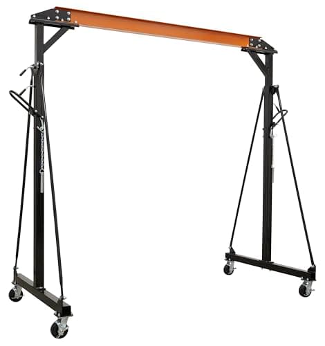 Image of Sealey Sg1000 Portable Gantry Crane Adjustable 1Tonne