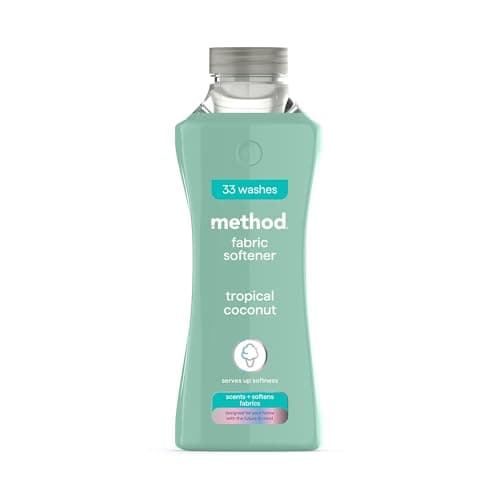 Image of method Fabric Softener, Fabric Conditioner to Soften Your Clothes, With Fresh Tropical Coconut Scent, 990ml, 1 x 33 washes