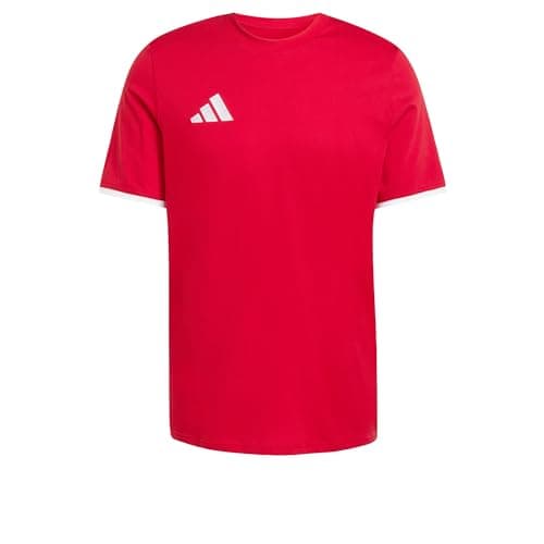 Image of adidas Men's Entrada26 Tee, Team Power red 2/White, L
