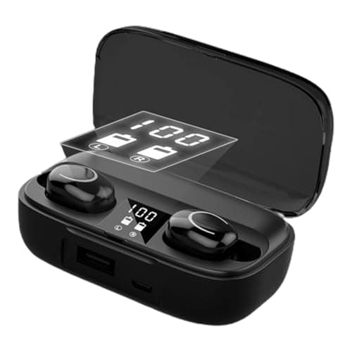 Image of zidiau X10 Wireless Bluetooth Earbuds with Noise Cancelling, LED Digital Display, Magnetic Suction Charging, Waterproof Design and Wireless Charging Case Compatibility