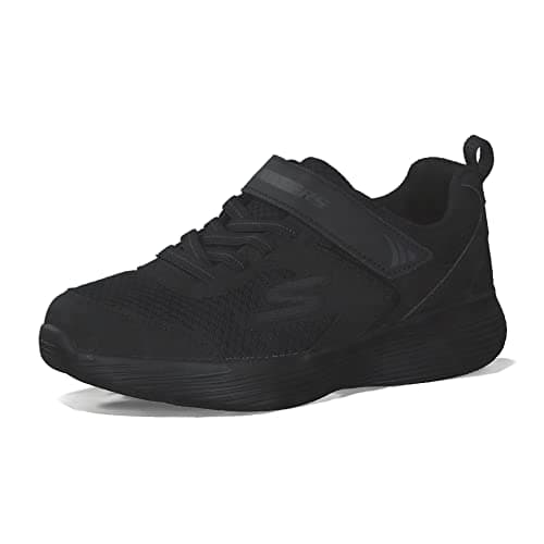 Image of Skechers Boy's Go Run 400 V2 Darvix Sneakers, Black Synthetic/Textile / & Trim, 2.5 UK Child