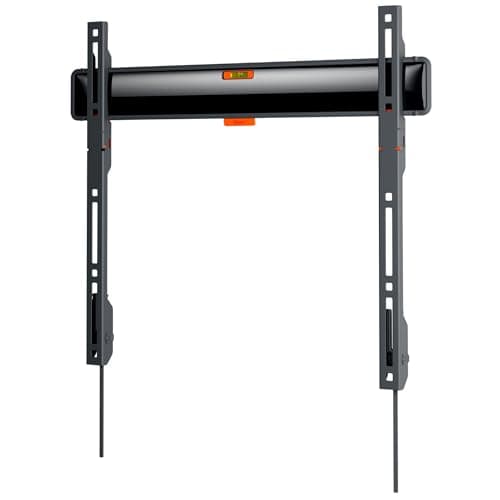 Image of Vogel's TVM 3405 fixed TV wall bracket for 32-77 inch TVs, Max. 110 lbs (50 kg), Flat TV wall mount max. VESA 400x400, Universal compatibility, Distance to the wall just 0.87 inch