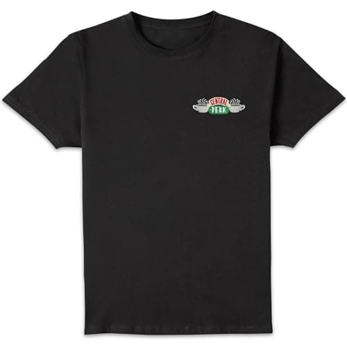 Image of Friends Central Perk Coffee Cups Men's T-Shirt - Black 4XL