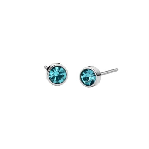 Image of BERING women's earrings in shiny silver - Arctic Symphony Collection with stainless steel - 709-1137-05