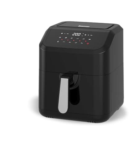 Image of WESTPOINT XL Digital Air Fryer 5L 1400-1600W (Black) – 10-in-1 Convection Air Fryer with LED Touchscreen, Non-Stick Basket – Oil Free Toaster Oven