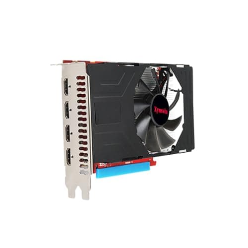 Image of Xynsviu Radeon RX560 Graphics Card, 4GB GDDR5,GPU PC 4 HDMI Ports, 128 Bit DirectX 12, PCI Express X16 3.0, Multi Monitor Support Video Card (AMD RX560 4G 4HDMI)