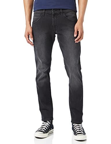 Image of Wrangler Men's Bryson Skinny Jeans, Black (Like A Champ 120), W30/L32 (Manufacturer size: 30/32)