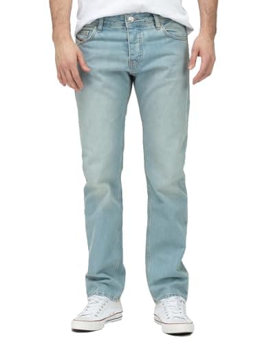 Image of Rock Creek Men's Designer Jeans Denim Blue Trousers Men's Jeans RC-2098 W29-W44, Rc-2441 Light Blue, 38 W/34 L