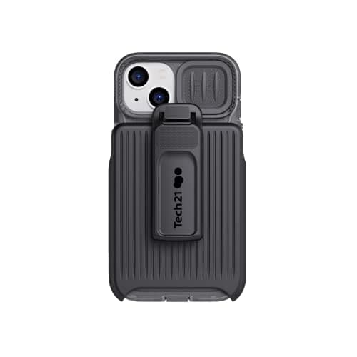 Image of tech21 iPhone 14 Evo Max Compatible with MagSafe – Durable, Shock-Absorbing and Rugged Phone Case with Holster and 20ft FlexShock Multi-Drop Protection