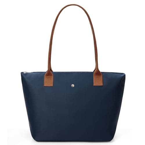 Image of KALIDI Large Handbags for Women Foldable Tote Bag with Zip Waterproof Nylon Women's Totes top-handle bags for Work,School,Travel,Leisure,Shopping