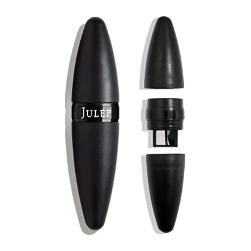 Image of Julep Cosmetic Makeup Pencil Sharpener - Eyeliner, Lip Liner and Eyebrow Pencils - Compact Travel Friendly - Easy to Clean - Universal Sharpener for Wood and Plastic Pencils - German Made Steel