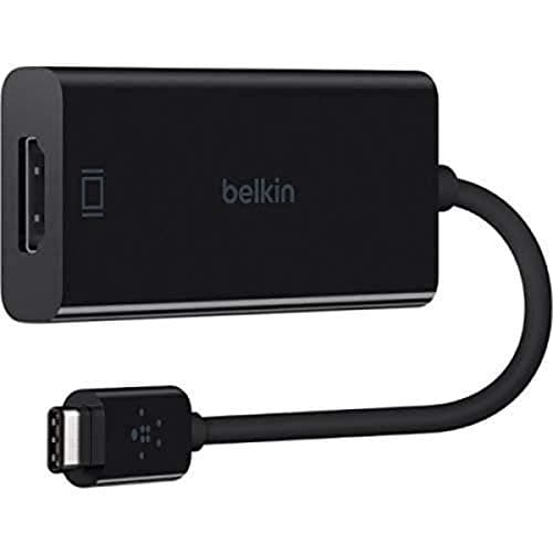Image of Belkin B2B144-BLK USB Type-C HDMI Cable Adapter Black - USB Type-C, HDMI, Male connector/Female connector, 0.15 m, Black