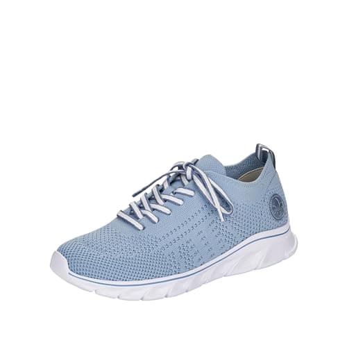 Image of Rieker Women Trainers 54020, Ladies Low-Tops,Removable Insole,Low Shoe,Street Shoes,Leisure,Sporty,Blue (Blau / 12),38 EU / 5 UK