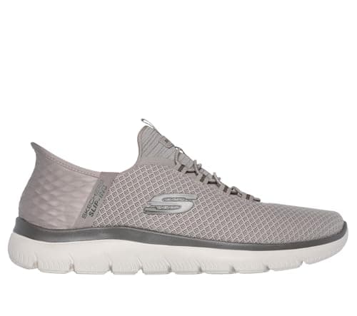 Image of Skechers Men's Summits High Range Trainers, Taupe, 12 UK Wide
