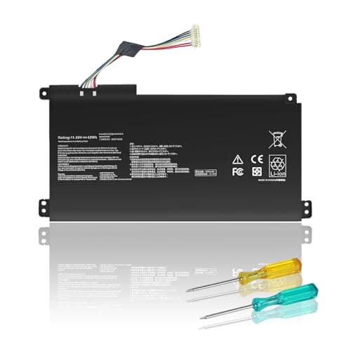 Image of HJTPOWER B31N1912 C31N1912 Laptop Battery Replacement Fit for Asus VivoBook 14 E410M E410MA L410M L410MA E410KA E510MA E510KA F414MA L510MA R522MA E410MA-EK007TS EK087T 11.55V 42Wh