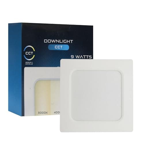Image of Maxled, Light is Led! 9W Square Recessed Ceiling Flat Panel Down Light Ultra Slim Lamp 830ml Warm White 3000K Neutral 4000K Cool 6500K Spotlights for Kitchen Dining Living Room Office No Dimmable