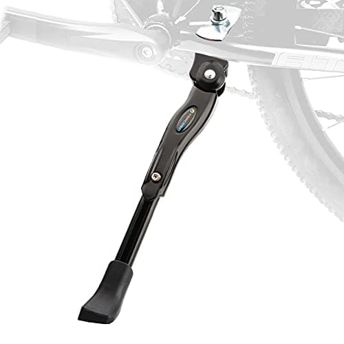 Image of TOPCABIN Bike Kickstand Adjustable Aluminium Alloy Bicycle Kickstand Bike Side Kickstand Fit for 14"-16"-18"-20"-22"-24”-29” Mountain Bike/700 Road Bike (For 24"-29" Bike)