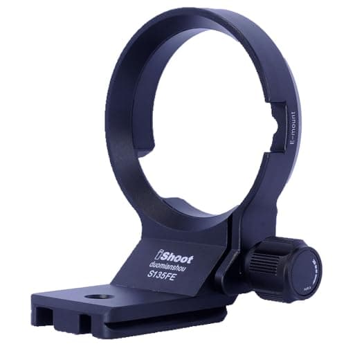 Image of Lens Collar Tripod Mount Ring Compatible with Sigma 28-105mm F2.8 DG DN Art, 50mm F1.2 DG DN Art, 50mm F1.4 DG HSM Art, 28mm F1.4 DG HSM Art (E-Mount), Bottom is Arca-Swiss Fit Quick Release Plate