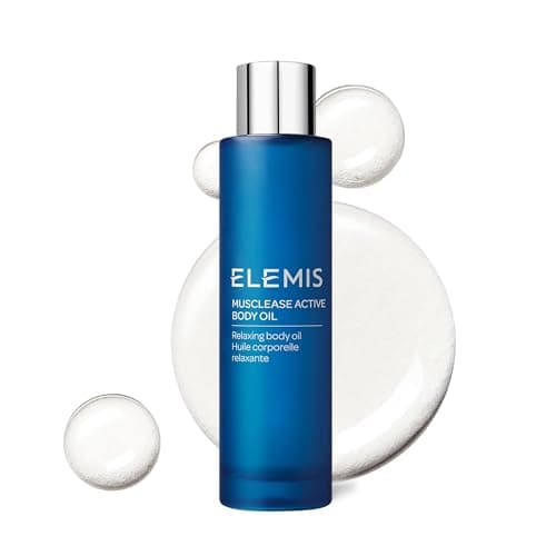 Image of ELEMIS Musclease Active Body Oil, Relaxing Body Oil Infused with a Powerful Blend of Extracts to Relieve, Recharge and Soothe, Calming Lotion with Uplifting Fragrance for Soft, Supple Skin, 100ml