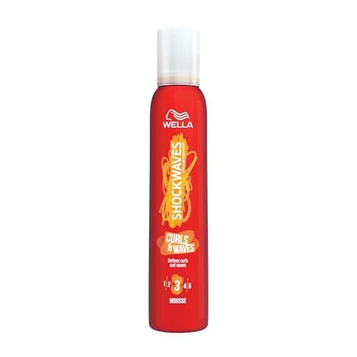 Image of Wella Shockwaves Curls and Waves Mousse, 200 ml