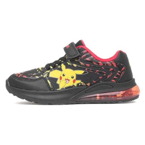 Image of Pokémon Kids Black Light Up Trainer - Size 12 Child UK - Black